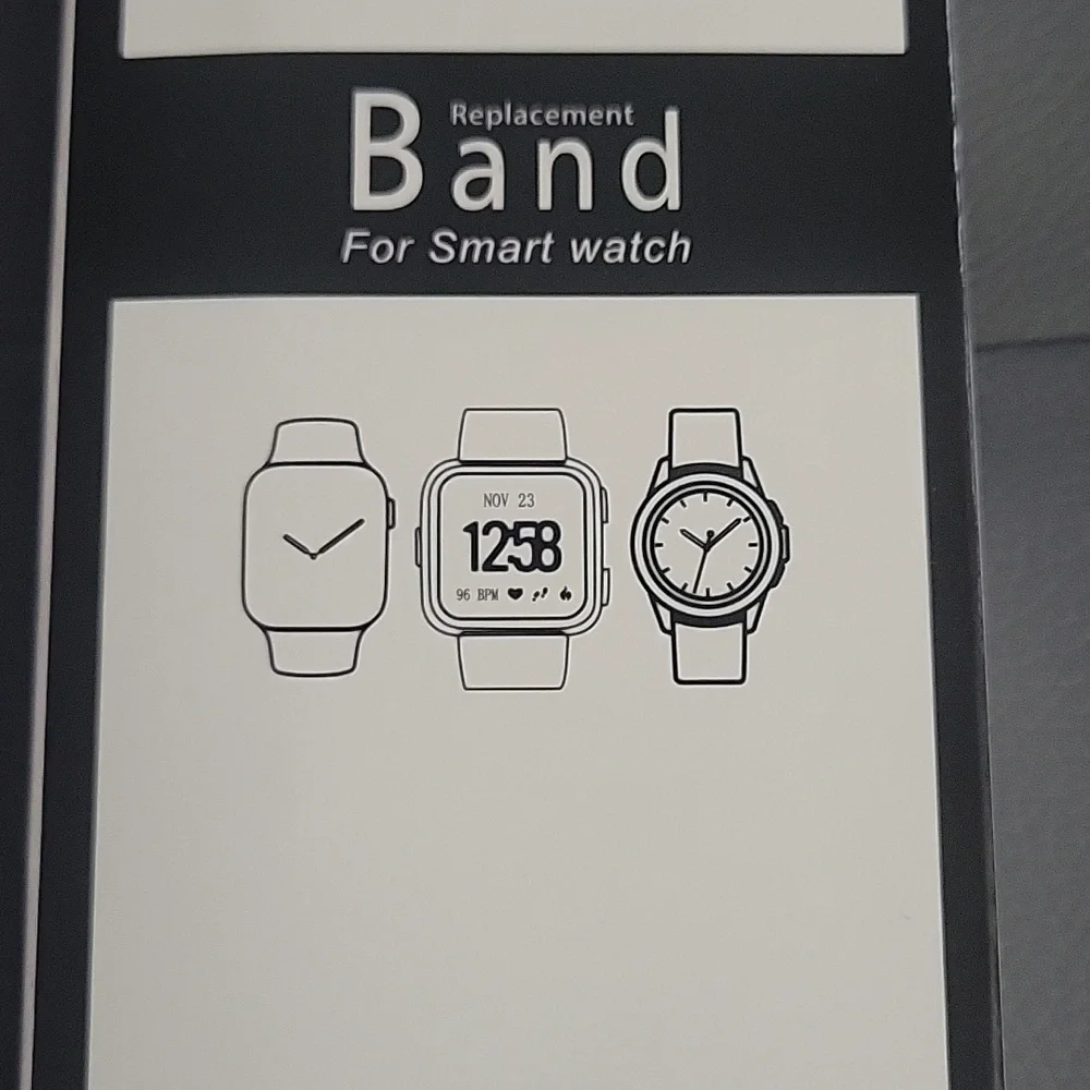 Metal Silver Replacement Band for Smart Watch